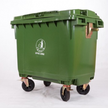 660L大型户外垃圾车 环卫垃圾桶现货