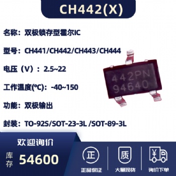 CH441/CH442/CH443/CH444霍尔效应传感器