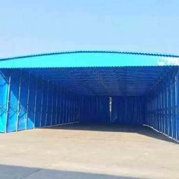 西安中赞专业生产推拉帐篷 工厂雨棚 物流棚 大排档帐篷