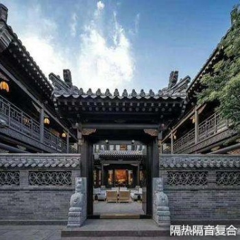 断桥铝仿古门窗 仿古铝门窗批发 中式复古建筑