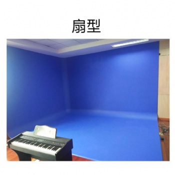 拼接蓝箱、免刷漆虚拟演播室抠像蓝绿箱方案