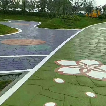 平顶山彩色混凝土压花地坪