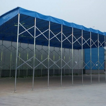人气活动雨棚推拉篷折叠防雨伸缩棚仓库棚移动棚大型推拉篷