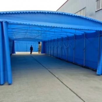 广州定做户外活动仓库帐篷大型移动推拉篷停车棚推拉棚