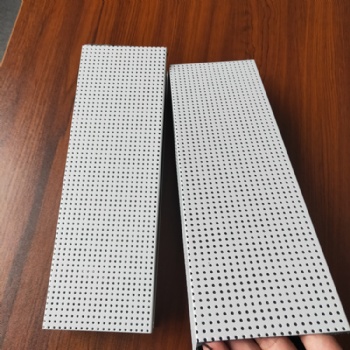 冲孔铝方通 微孔铝格栅 粤艺佰定制 吸音铝格栅