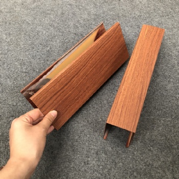 木纹铝方通 木纹铝格栅 50x100铝格栅 粤艺佰
