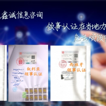 委内瑞拉驾照/无犯罪记录公证领事馆双认证