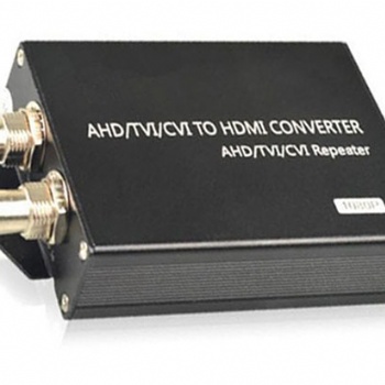视频转换器 AHD TVI CVI 转 HDMI切换器 同轴高清转HDMI连接器