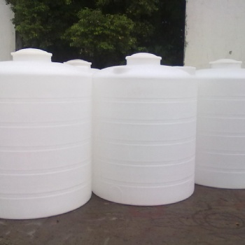[加厚】进口PE加桶搅拌桶塑料桶水箱PACPAM溶液箱白/黄大药箱