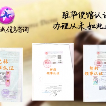瑞典使馆注册证书双认证