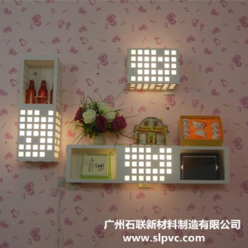 广州厂家PVC墙面装饰板 无害无味防尘易清洁