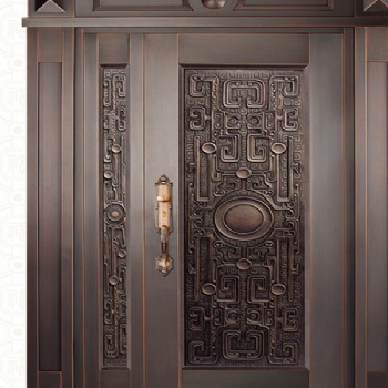 北京金铜韵定制铜门 子母铜门 入户铜门