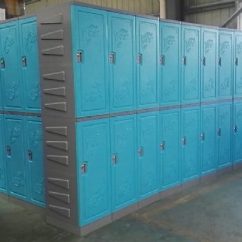 易安格新工艺生产ABS塑料储物柜幼儿园书包储物柜浴室更衣柜