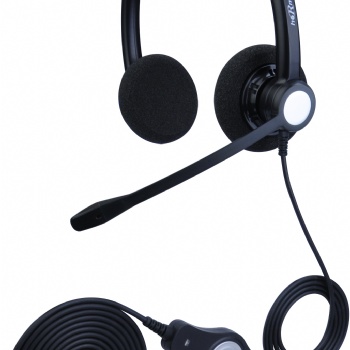 hoRme合镁U301D双耳客服耳麦USB商务办公呼叫中心话务电话耳机耳麦