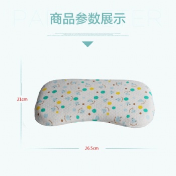 跨境婴儿枕头定型枕卡通抗菌baby pillow 婴儿枕防偏头记忆棉枕