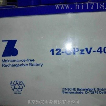 德国ZINSCHE森泉蓄电池2-OPZV-200现货供应