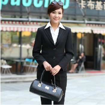 时尚商务女士职业装女款正装西服同款三件套韩版小西装
