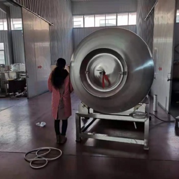 容积两吨的真空滚揉机价格/超大型真空滚揉机
