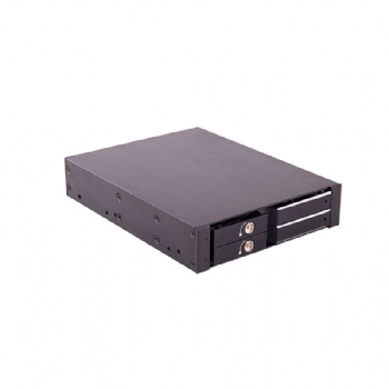 2.5寸双盘位SATA内置硬盘抽取盒 3.5寸软驱位热插拔SSD硬盘盒