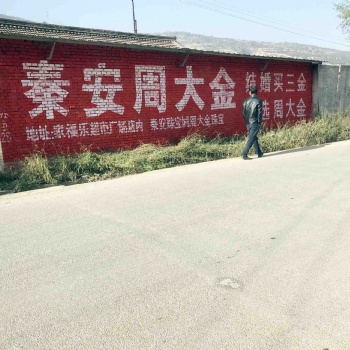 阎良区围墙标语广告亿达百花齐放