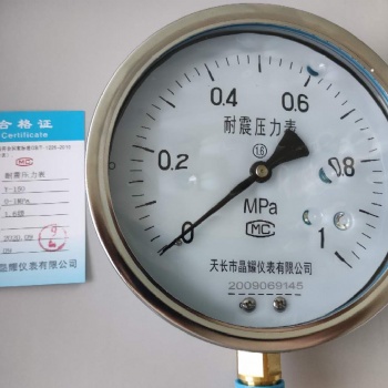 晶耀Y-150耐震压力表