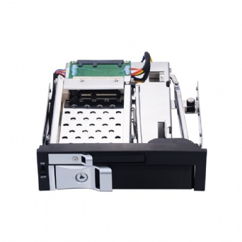 Unestech光驱位2.5寸+3.5寸多功能热插拔SATA硬盘抽取盒