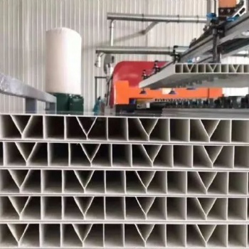 PVC橱柜板生产线_塑钢中空格子板设备