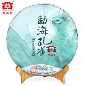 大益1401勐海孔雀，广东茶有益茶业