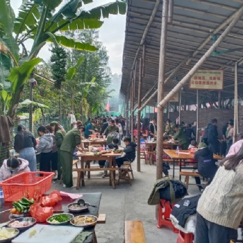 东莞常平周边公司员工户外聚餐做饭烧烤活动的场地来大朗万荔生态园