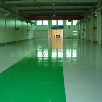环氧地坪施工完后有色差的原因及解决措施