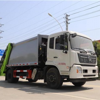 环卫垃圾车 东风国六天锦8吨压缩垃圾车