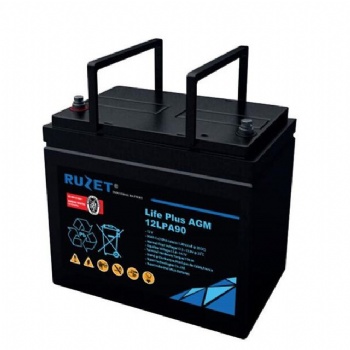 路盛RUZET蓄电池12LPG33储能电源