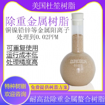 线路板废水末端深度除镍除铜树脂技术