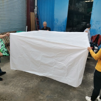 奶白四方袋图片 广州套机器四方胶袋