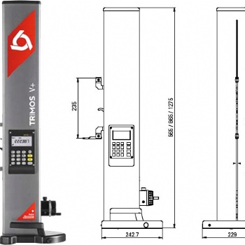 瑞士Trimos V5/V6数显测高仪现货供应