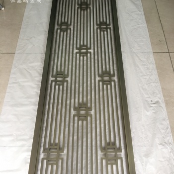 铝艺青古铜镂空隔断 10mm铝板镂空屏风 恒鑫踏专业屏风厂家
