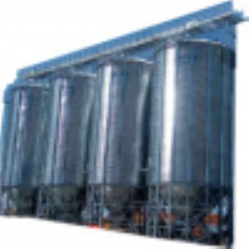 饲料厂常用粮食钢板仓 装配式镀锌钢板 储量大 出仓方便 全自动化
