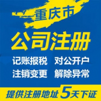 重庆九龙坡区白市驿代办注册个体营业执照_公司变更代办