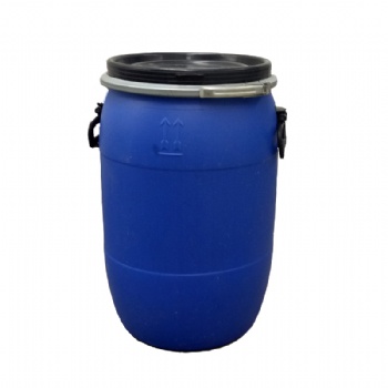 新佳塑业50l塑料桶50公斤法兰桶50kg铁箍桶50升化工桶厂家