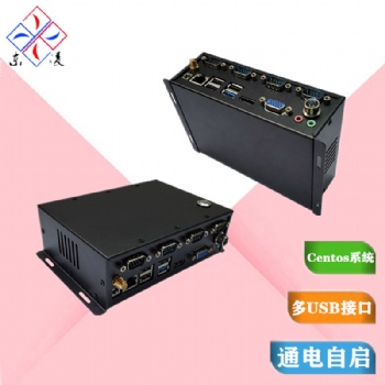 X86架构微型工控机防震工业主机win7