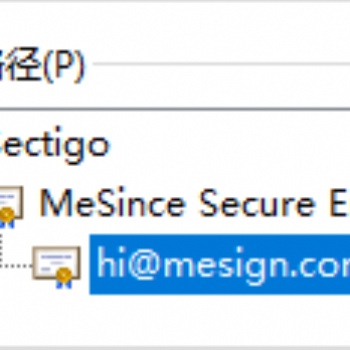 S/MIME邮件信任证书