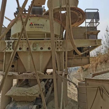 二手冲击式破碎机石料碎石机制砂机制砂生产线设备出售