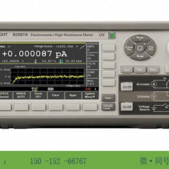 KEYSIGHT B2987A 静电计/高阻表，0.01fA，电池