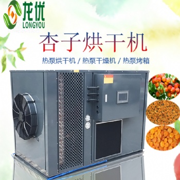 杏子烘干工艺 杏子批量式烘干设备 空气能热泵杏子烘干机