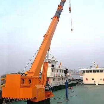 山东利拓供应船用吊 渔船甲板码头克令吊、港口货运船用吊