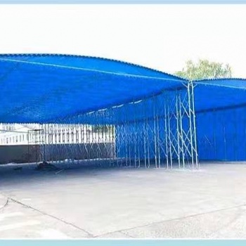 中赞篷业生产各种阳篷雨篷汽车棚仓库帐篷系列伸缩式雨棚移动雨棚大型折叠篷彩篷