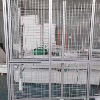 订做铝型材设备围栏 镇江铝型材围栏加工定制 车间设备安全围栏生产厂家