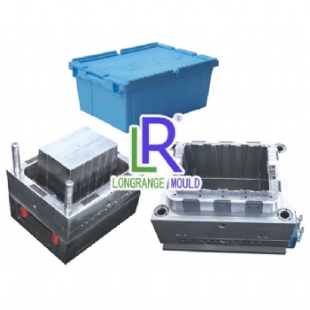 折叠周转箱模具 物流周转箱模具 卡板箱模具 注塑模具开模
