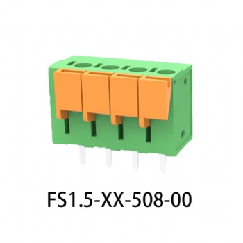 过UL自锁弹簧式接线柱5.08控制板用单层插座DG142V