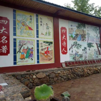 手绘各种博物馆纪念馆壁画美丽乡村社区文化壁画寺庙道观神像佛像壁画